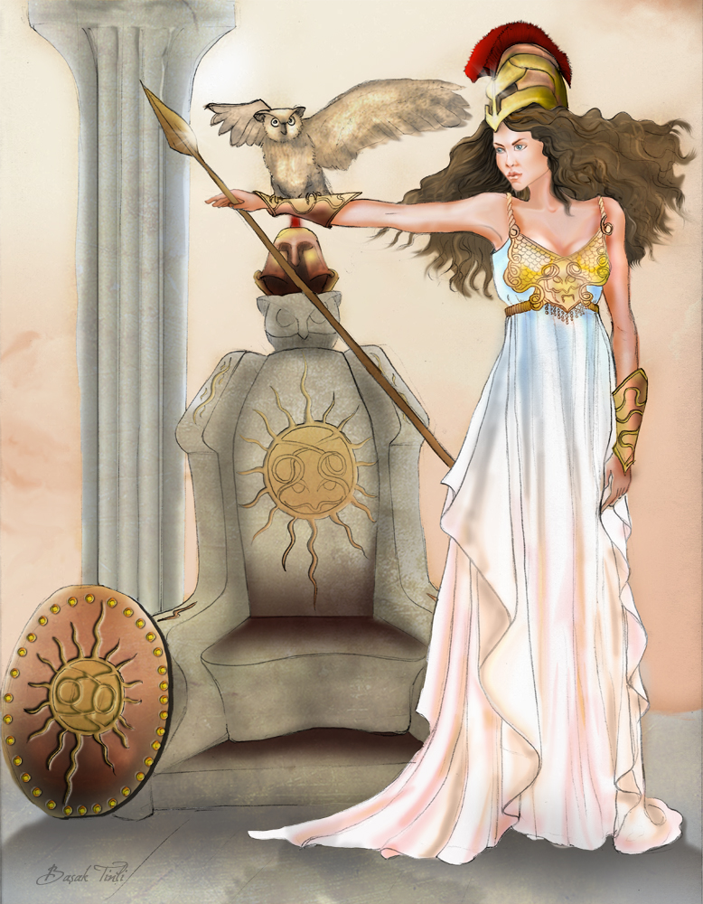 Athena by BasakTinli on DeviantArt