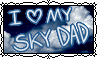 Sky Dad - Stamp by Starrceline