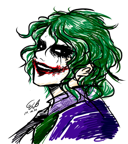 Speedy drawing Joker by cerae28 on DeviantArt