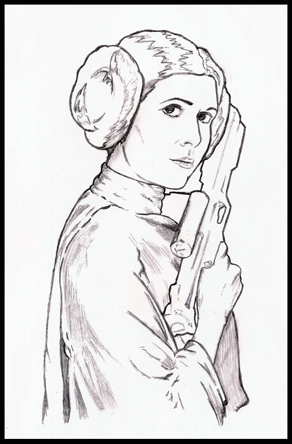 Free Free 197 Printable Princess Leia Coloring Pages SVG PNG EPS DXF File