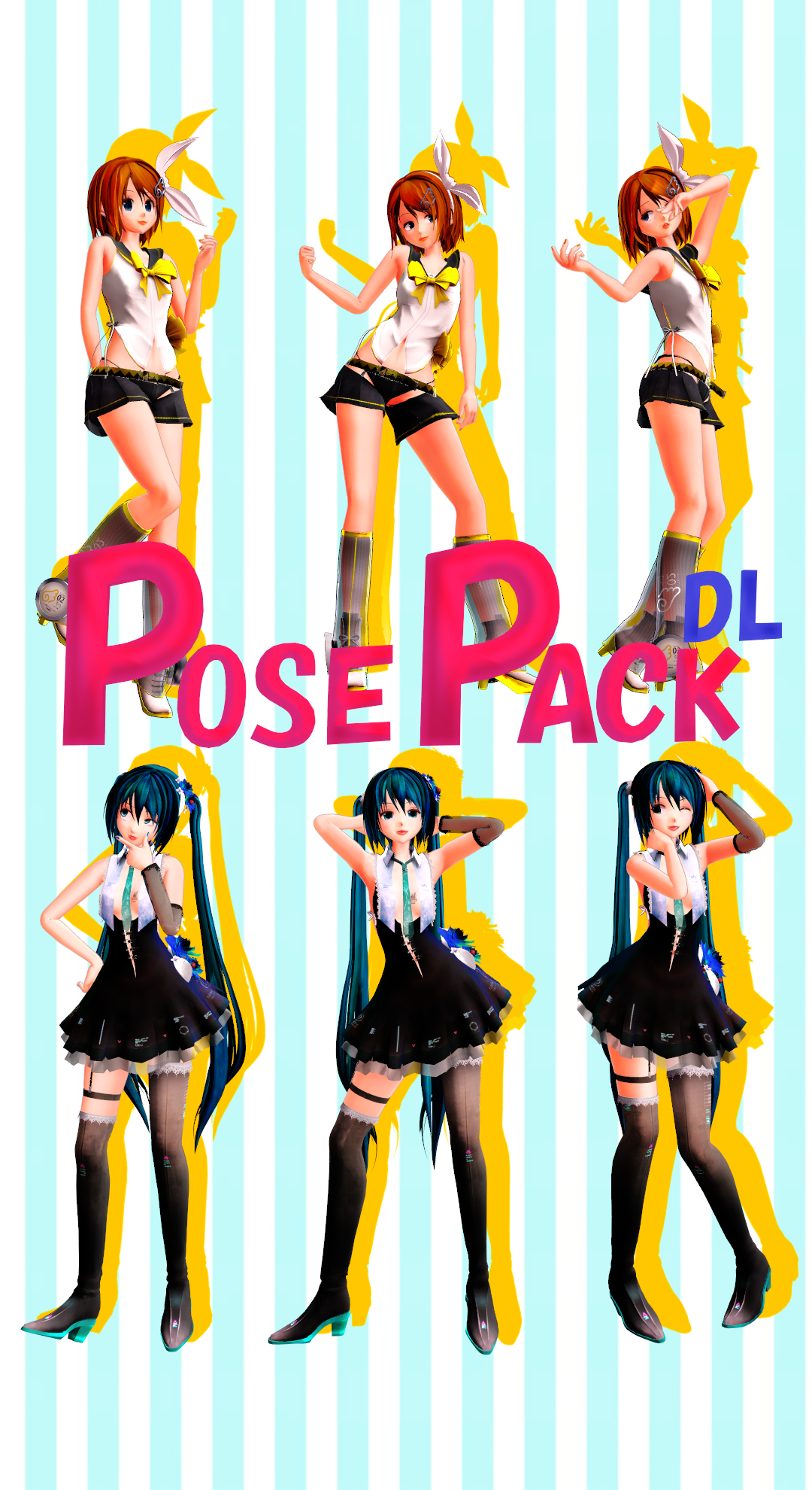 [MMD] Pose Pack DL by sailoraya on DeviantArt