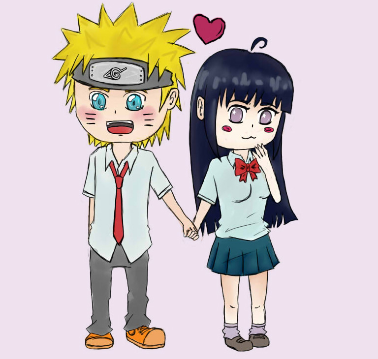 Naruto and Hinata Chibi Version by MahhHappy on DeviantArt