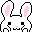Bunny Squishy Cheeks Emoji