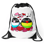 Cute Personata in love drawstring bag
