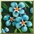 Vintage Forget-Me-Not Icon