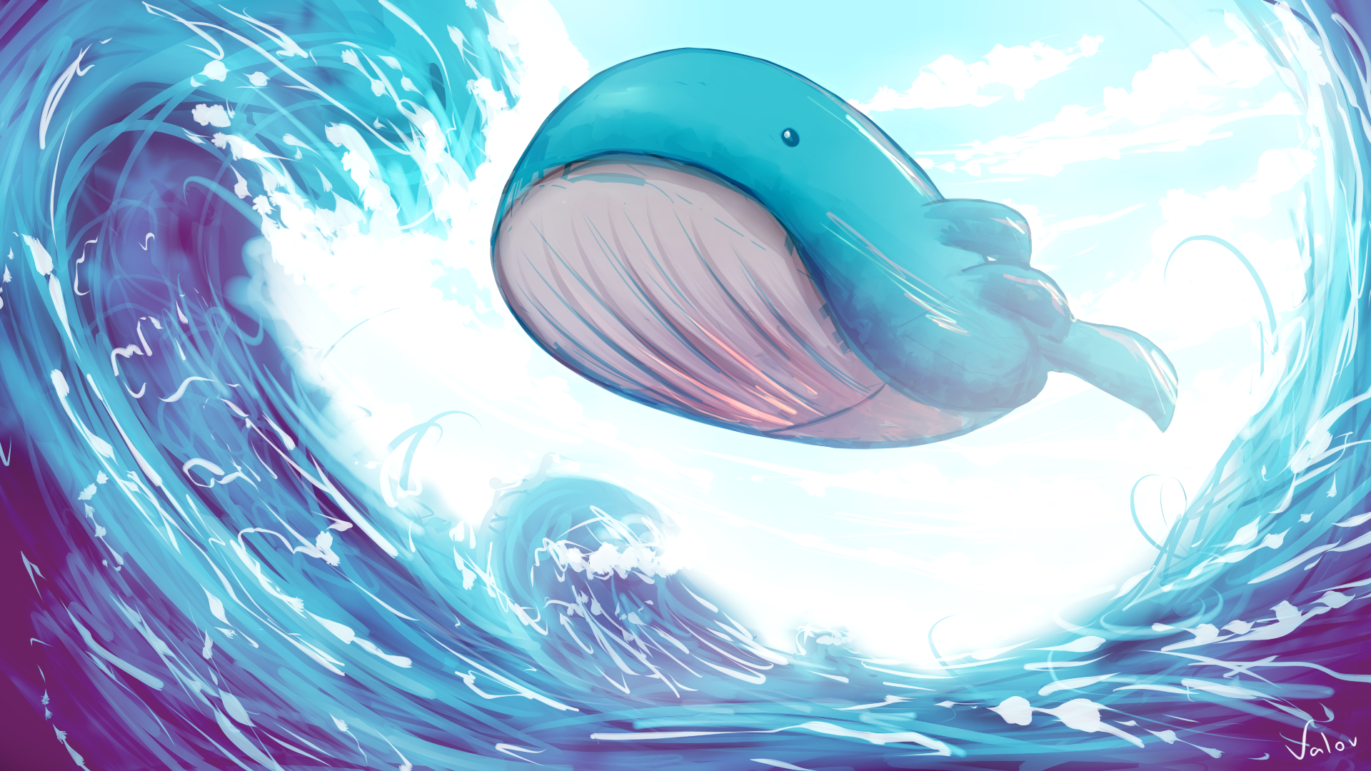 Image result for wailord wallpaper