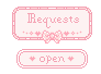 Pretty Pink Requests Open Stamp by Glycyrrhizicacid