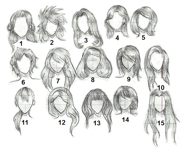 Hairstyles 1 by TapSpring-352 on DeviantArt