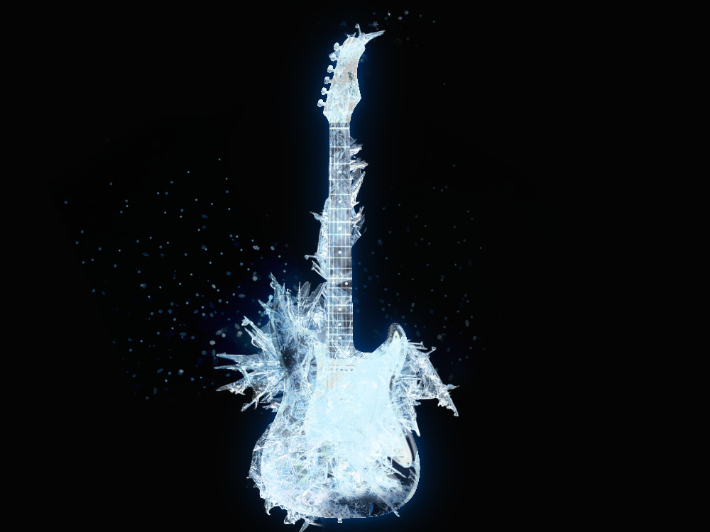 Ice Guitar by KnightLelep on DeviantArt