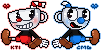 Cuphead Matching Icons NF2U by Kiss-the-Iconist