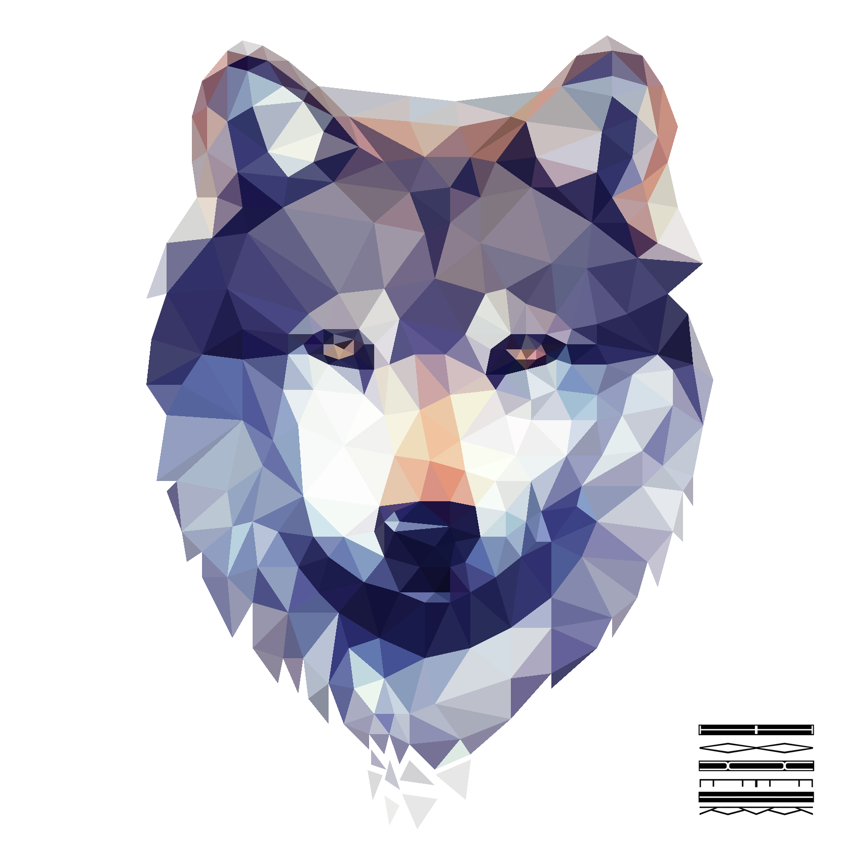 Photoshop Polygonal Design - Wolfie by nighthawk0161 on DeviantArt