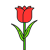 Icon - Red Tulip