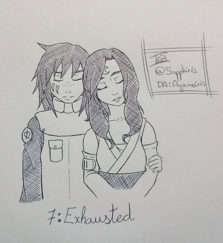 [Imagen: inktober_2018___7_exhausted_by_ayameiris-dcowrbv.png]