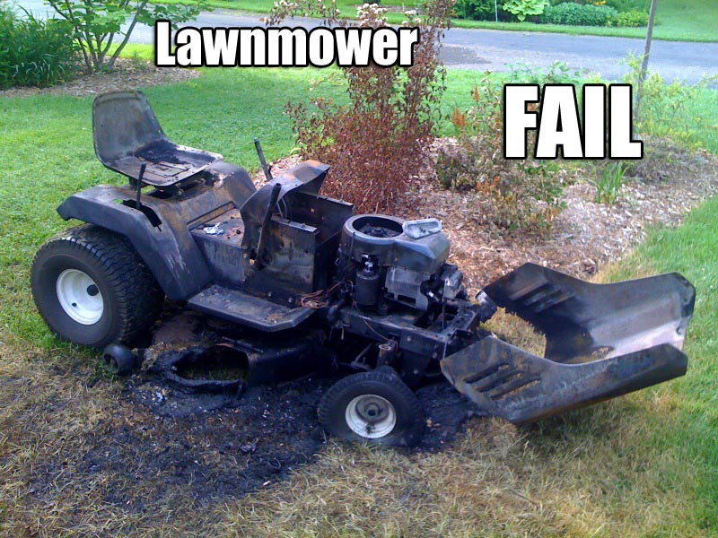 Lawnmower FAIL by FathrNature on DeviantArt