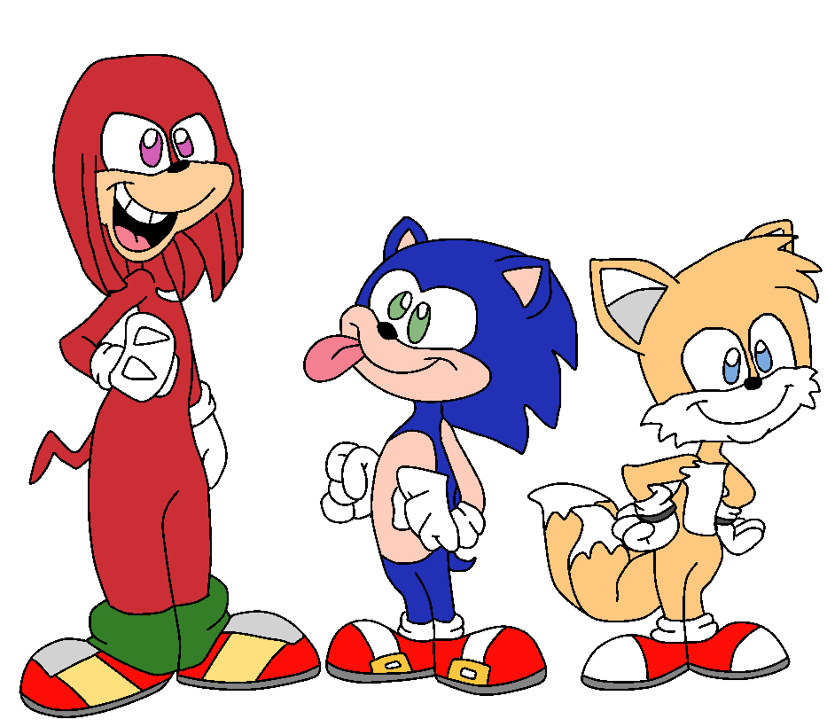 Top 97+ Pictures Pictures Of Sonic Tails And Knuckles Sharp