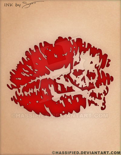 Kiss Of Death Tattoo by hassified on DeviantArt