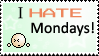 Hate Mondays stamp by Sara-Araujo