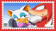 Knuckles x Rouge Stamp by Alice-Hedgeh