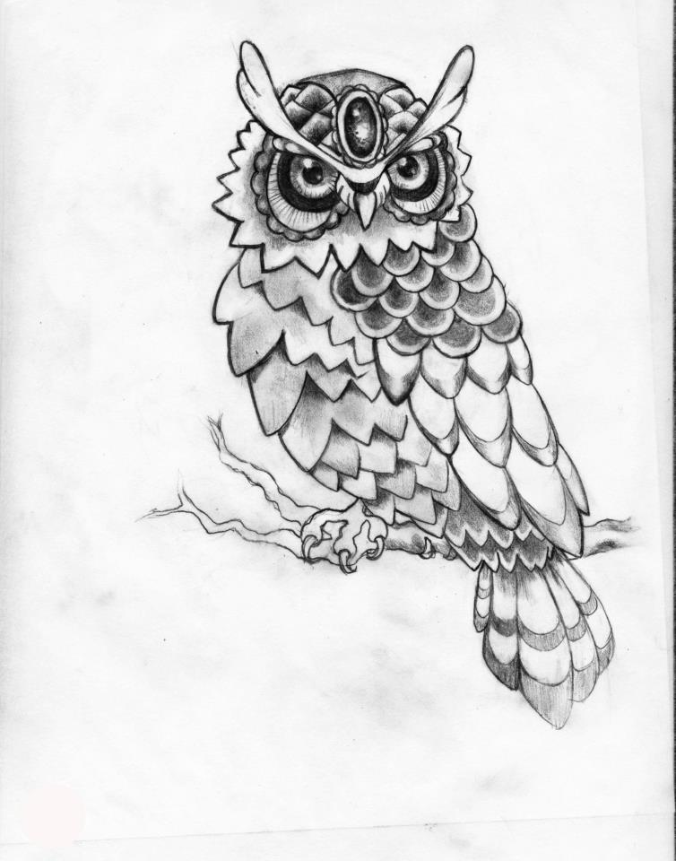 Owl tattoo by KimElizondo on DeviantArt