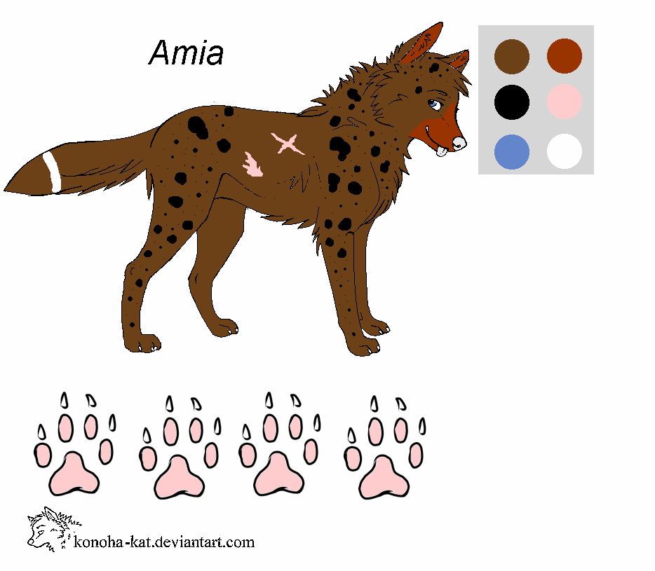 Amia Character Ref by UmbreonGirl444 on DeviantArt