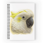 Sulphur Crested Cockatoo Realistic Painting Notebook