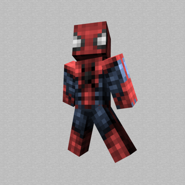 The Amazing Spiderman Minecraft Skin By Hunterk77 On Deviantart