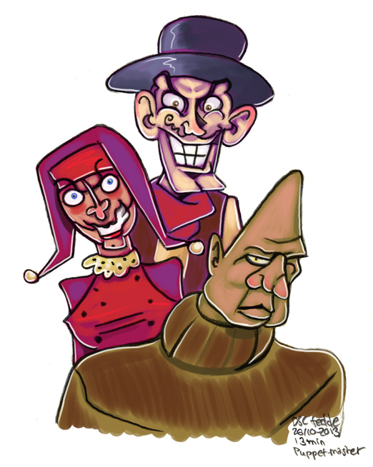 Daily Sketches Puppet master by fedde on DeviantArt