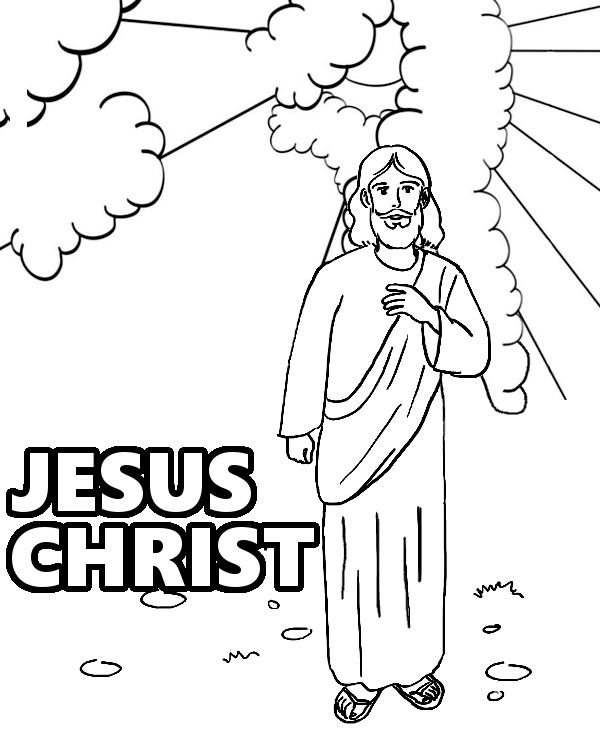 Jesus Is God Coloring Pages 1