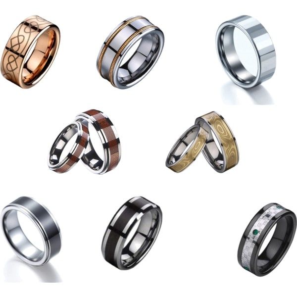 Amazing rings selection for men by TungstenRepublic on DeviantArt