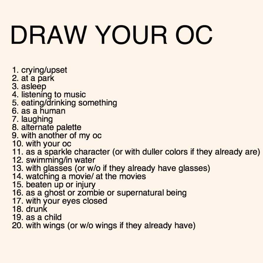 20 Day Drawing  Challenge  by TheDiamondLucario on DeviantArt