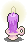 Pixel Icon - Purple Candle