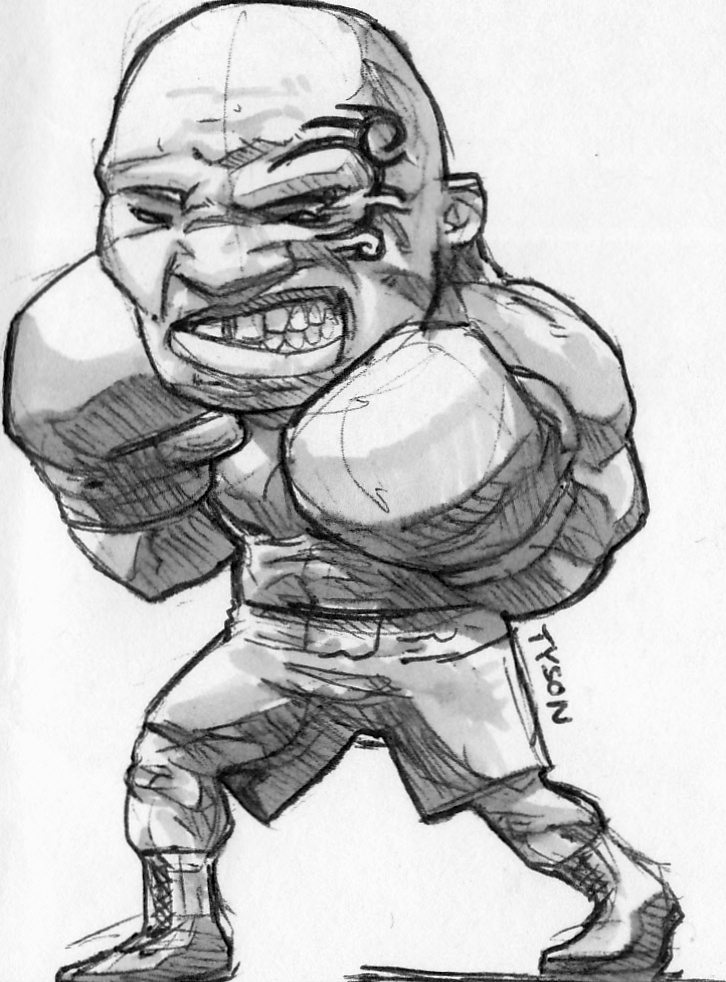 Mike Tyson Sketch by BluBoiArt on DeviantArt