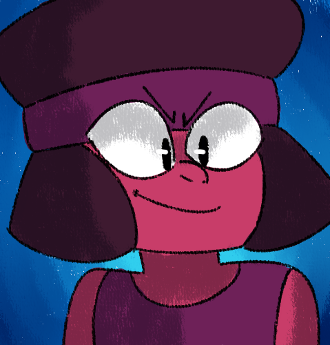 I needed an Icon that I drew so here's a doodle of roob --- Art (C) Kretonian (me) Ruby (C) Steven Universe