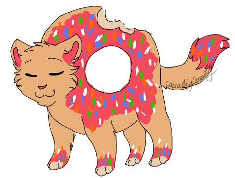 Donut Cat by CascadingSerenity on DeviantArt