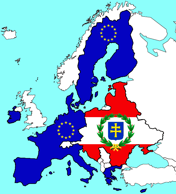 European Union and the Jagiellonian Union by Rzeczpospolita2018