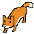 My attempt at making an isometric walking fox