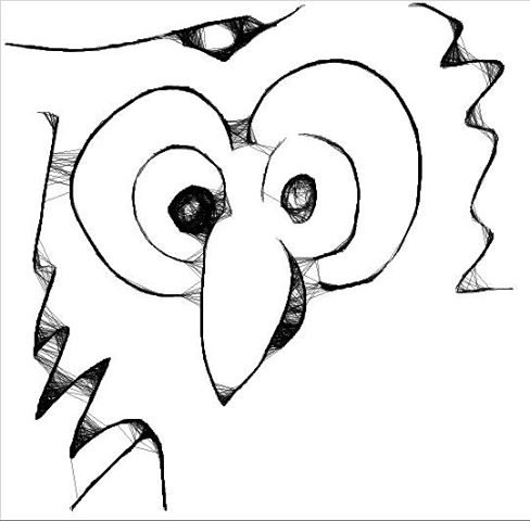 Scribble Owl by Lupilstinskin on DeviantArt