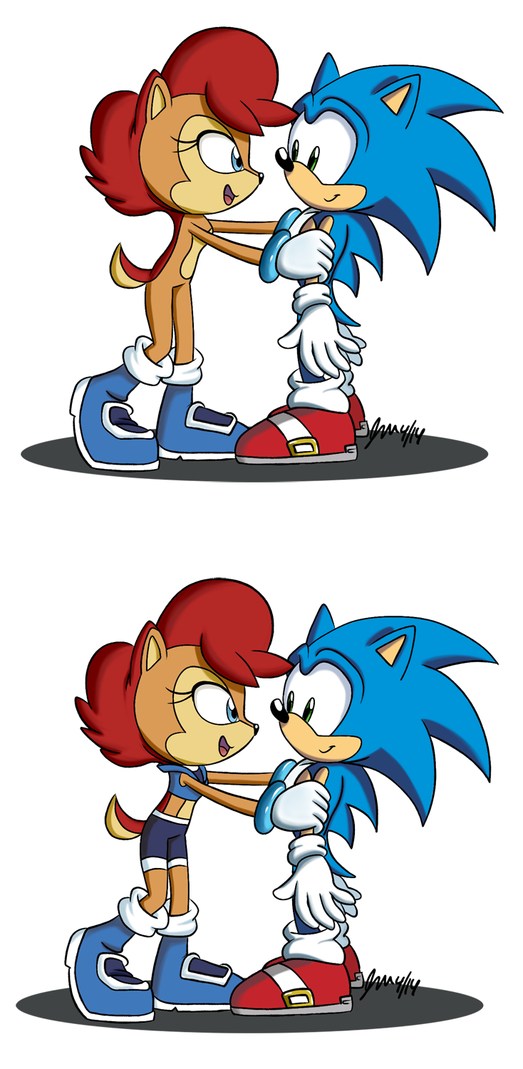Sonic and Sally on SonSal4ever - DeviantArt