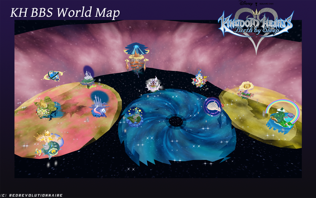 Birth By Sleep World Map