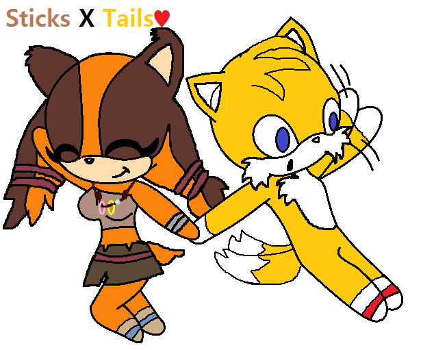 tails the fox Sticks_x_tails_by_horripiwebetclown-d7o9ica