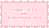 Sugar and spice Stamp by Mel-Rosey