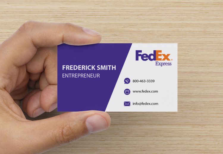 Fedex Canva Business Cards