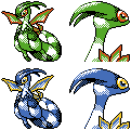 Flygon Gold and Silver by ChibiAbsol