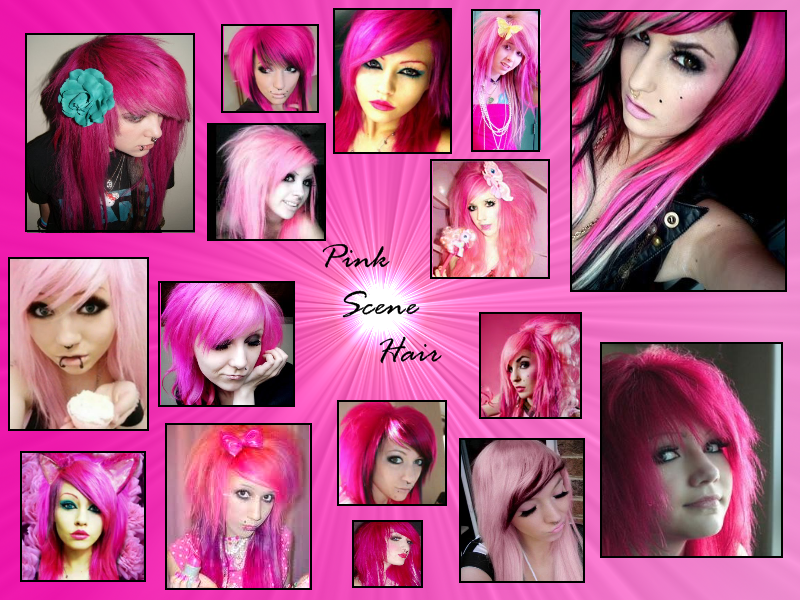 Pink Scene Hair Wallpaper by AnniieTSeptiik on DeviantArt