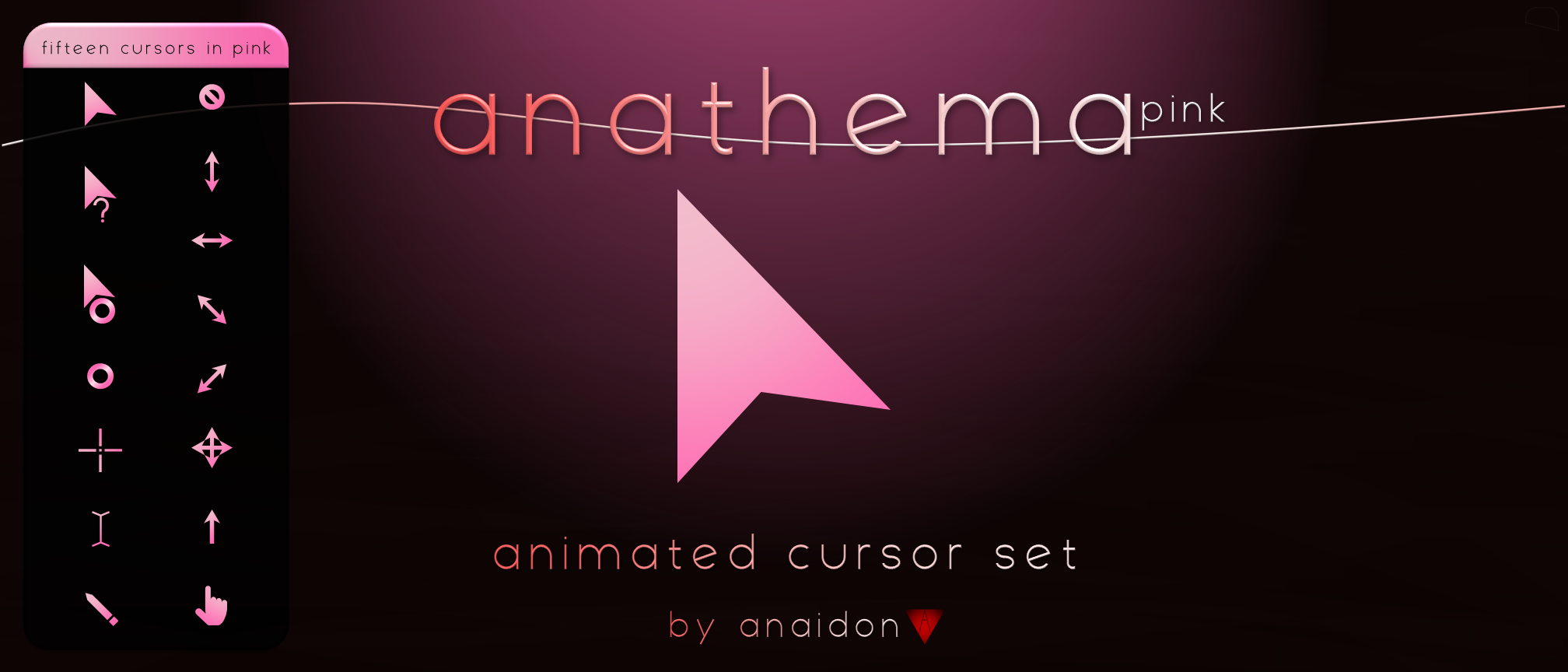 Anathema Pink Cursor By Anaidon Aserra On DeviantArt