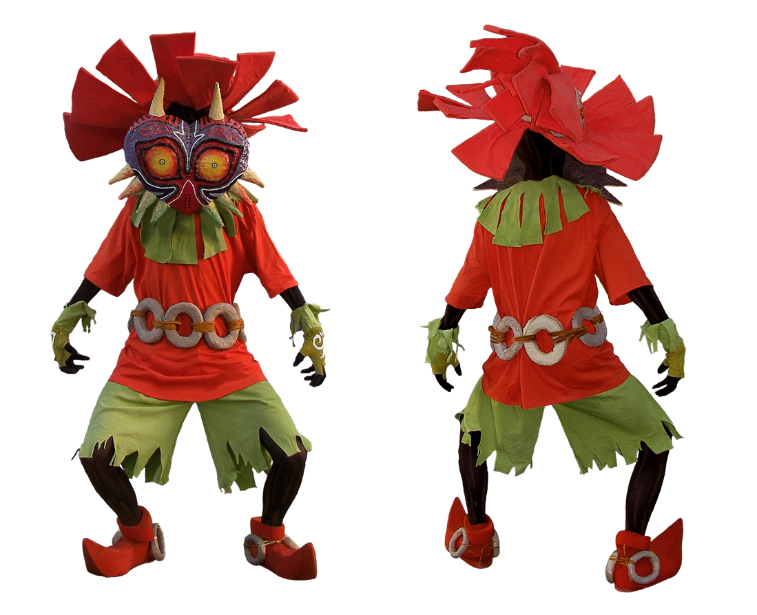 Skull Kid cosplay - front and rear view by Skull-the-Kid on DeviantArt