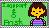 [Undertale] NB!Frisk Stamp by poi-rozen