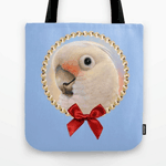 Goffin Tanimbar Corella Cockatoo Realistic Tote Bag