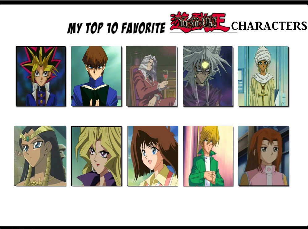 My Top 10 Favourite Yu Gi Oh Characters By Amazingangus76 On Deviantart 