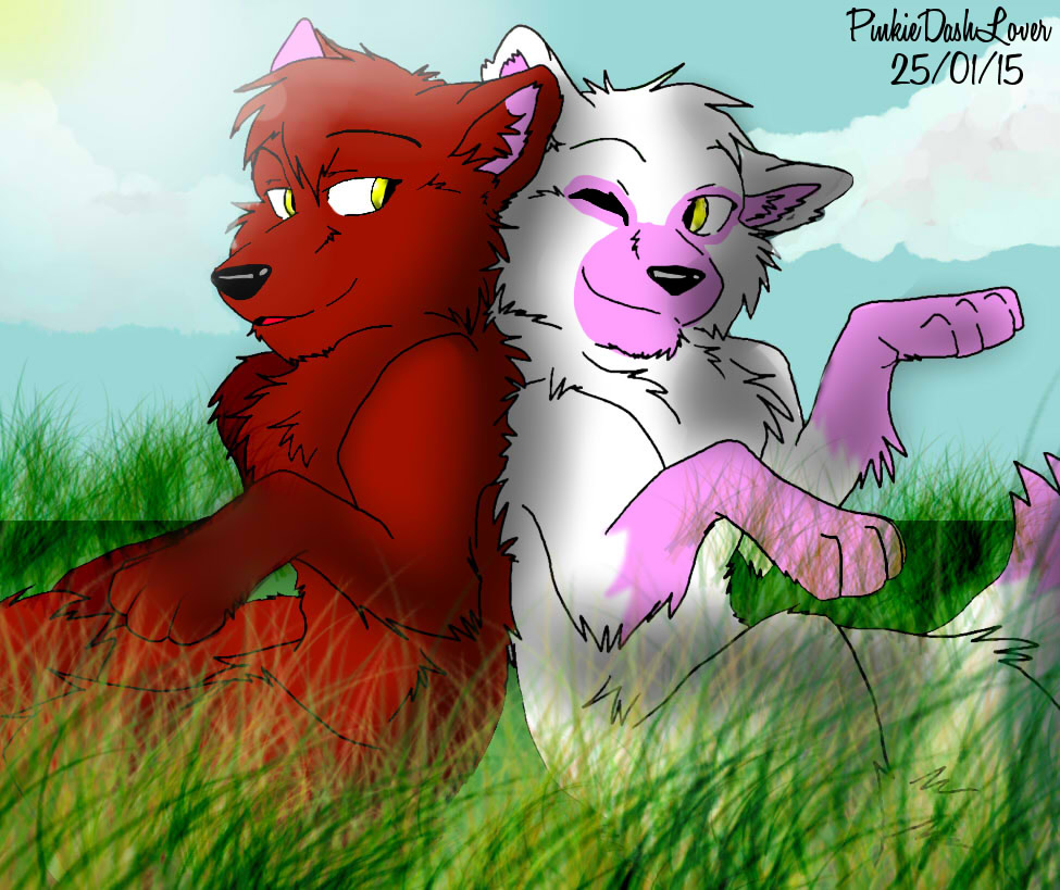 Foxy And Mangle In Love